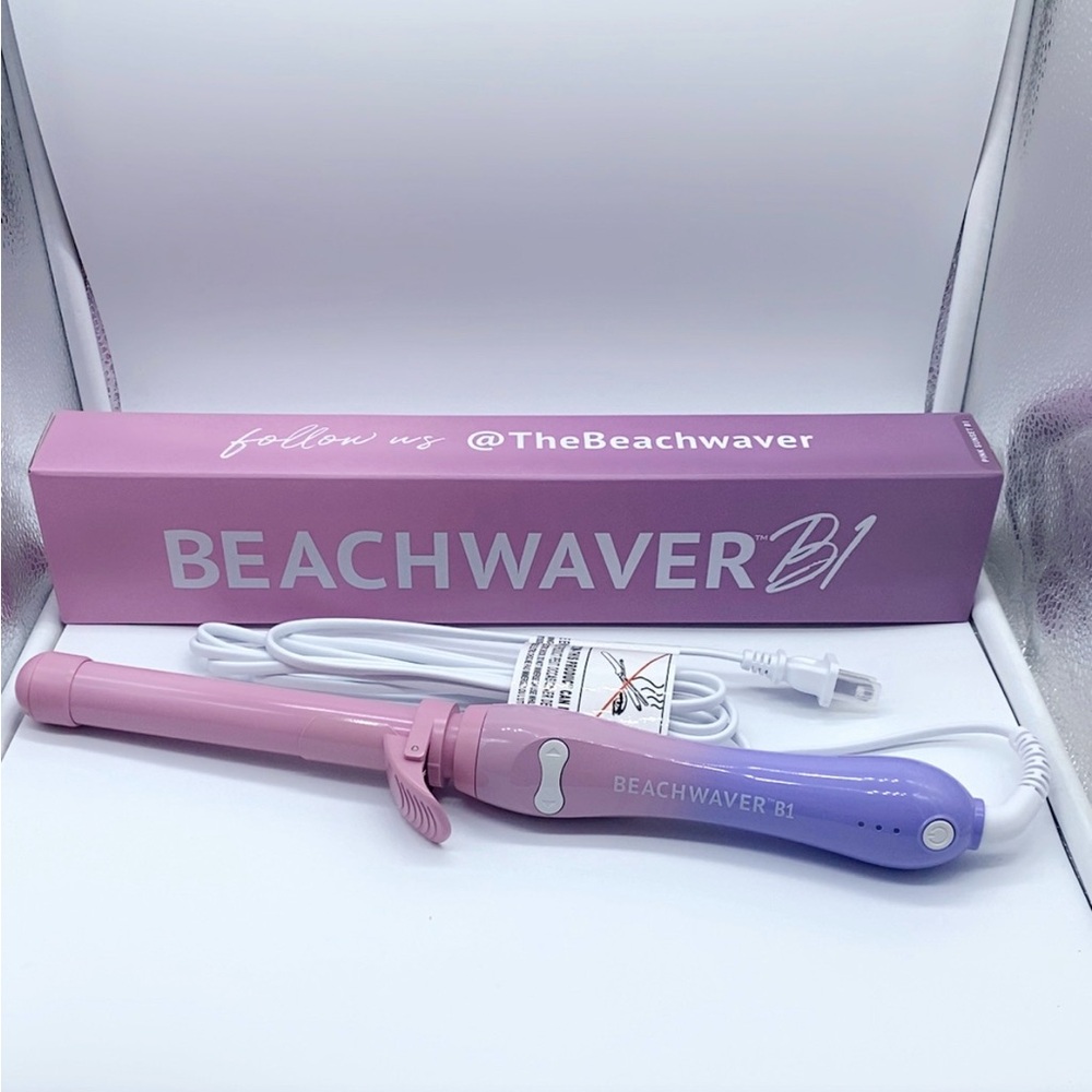 Beachwaver B1 Curling Iron - Pink and Purple